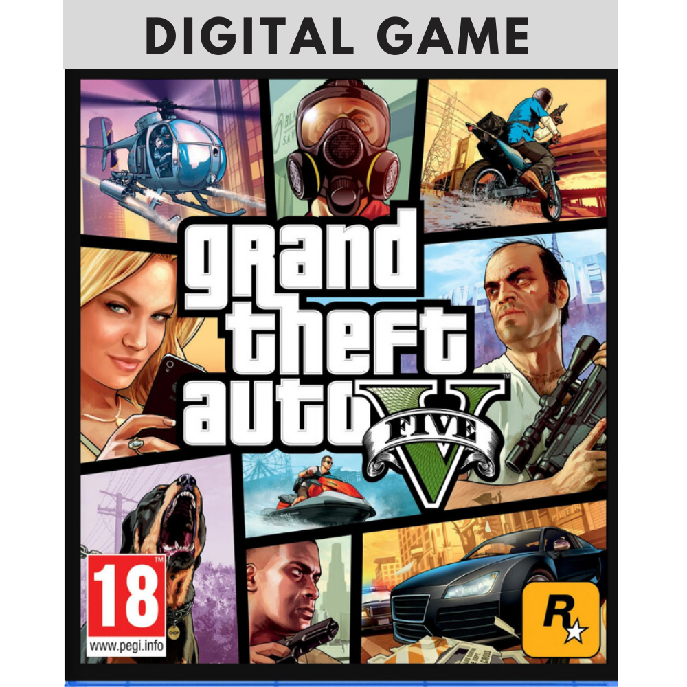 GRAND THEFT AUTO V PS4 & PS5(DIGITAL GAME)
