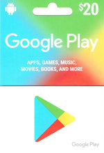Load image into Gallery viewer, Google Play $20 Gift Card
