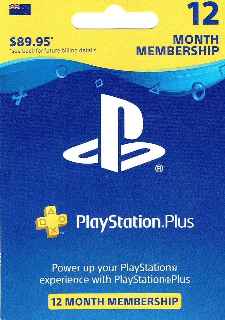 Playstation Plus 12 Month Membership